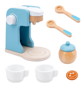 Cafetera Kids - Set de Juego de Café de Madera con Accesorios