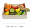 Set Corta y Juega de Frutas y Verduras - Juegos de madera