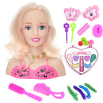 GlamGal Makeup - Set de Maquillaje y Muñeca para Pequeñas Estilistas