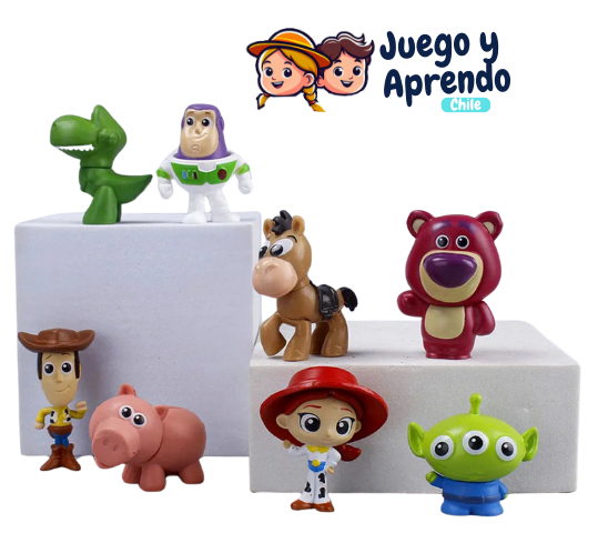Aventuras en Miniatura - Figuras de Toy Story 4 (Conjunto de 8 figuras)