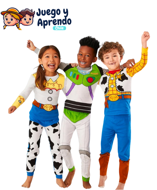 Conjunto de Pijamas Toy Story Buzz Lightyear y Woody para Niños y Niñas