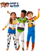 Conjunto de Pijamas Toy Story Buzz Lightyear y Woody para Niños y Niñas