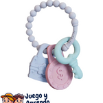 Silicon Keys Baby Rattle Set - Exploración Sensorial