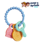 Silicon Keys Baby Rattle Set - Exploración Sensorial