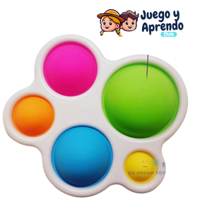 Tablero de Ejercicios Montessori - Juguetes Sensoriales para Bebés 🌈🧩