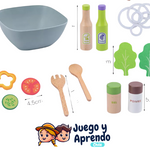 Ensalada de Fieltro y Accesorios - Juegos de madera