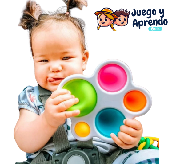 Tablero de Ejercicios Montessori - Juguetes Sensoriales para Bebés 🌈🧩