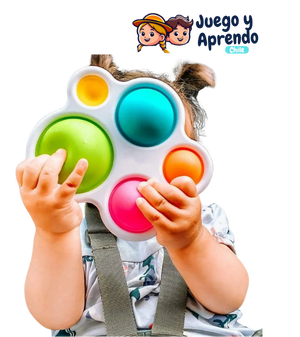 Tablero de Ejercicios Montessori - Juguetes Sensoriales para Bebés 🌈🧩