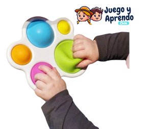 Tablero de Ejercicios Montessori - Juguetes Sensoriales para Bebés 🌈🧩