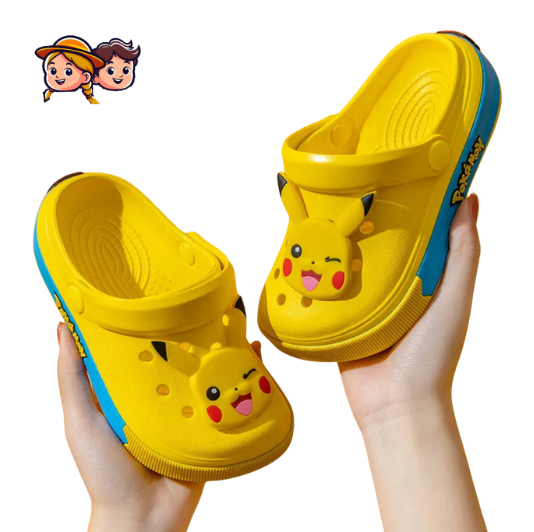 Zapatos de Verano Pikachu para Niños - Diversión en la Playa