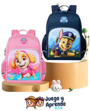 Mochila Paw Patrol Chase y Skye - ¡Lleva tus Aventuras!