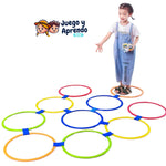 Rayuela con Anillos de Salto para Niños