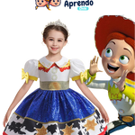 Vestido Vaquero Jessie de Toy Story para Niñas