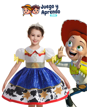 Vestido Vaquero Jessie de Toy Story para Niñas