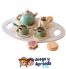 Té de la Tarde de Madera - Juego de Simulación para Niños