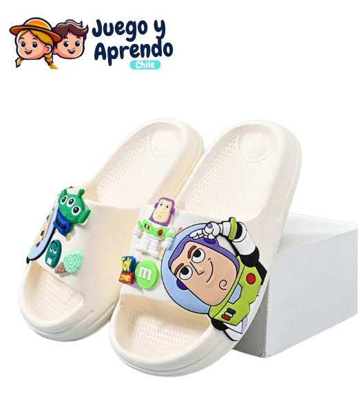 Sandalias Antideslizantes Buzz Lightyear para Niños y Niñas