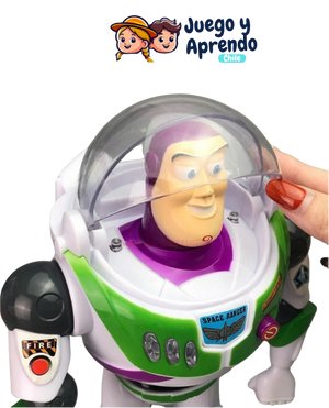  Aventuras en el Espacio - Figura de Acción Buzz Lightyear con Luces y Sonidos