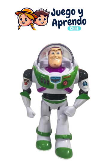  Aventuras en el Espacio - Figura de Acción Buzz Lightyear con Luces y Sonidos