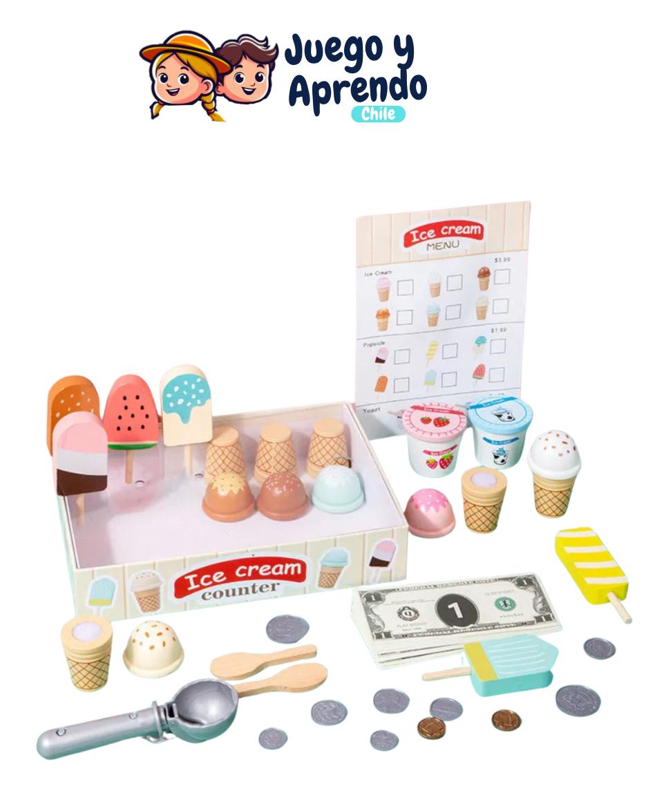 Juguetes de helados Cocina de Madera