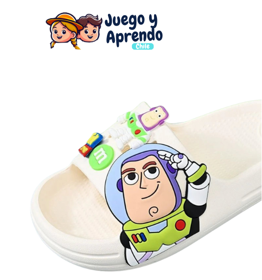 Sandalias Antideslizantes Buzz Lightyear para Niños y Niñas