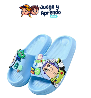 Sandalias Antideslizantes Buzz Lightyear para Niños y Niñas