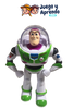  Aventuras en el Espacio - Figura de Acción Buzz Lightyear con Luces y Sonidos