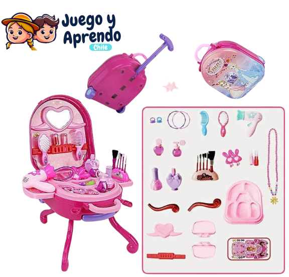 Princess Glam Set - Maletín de Maquillaje para Niñas