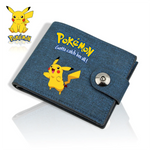 Cartera de Lona -  Estampado de Pikachu
