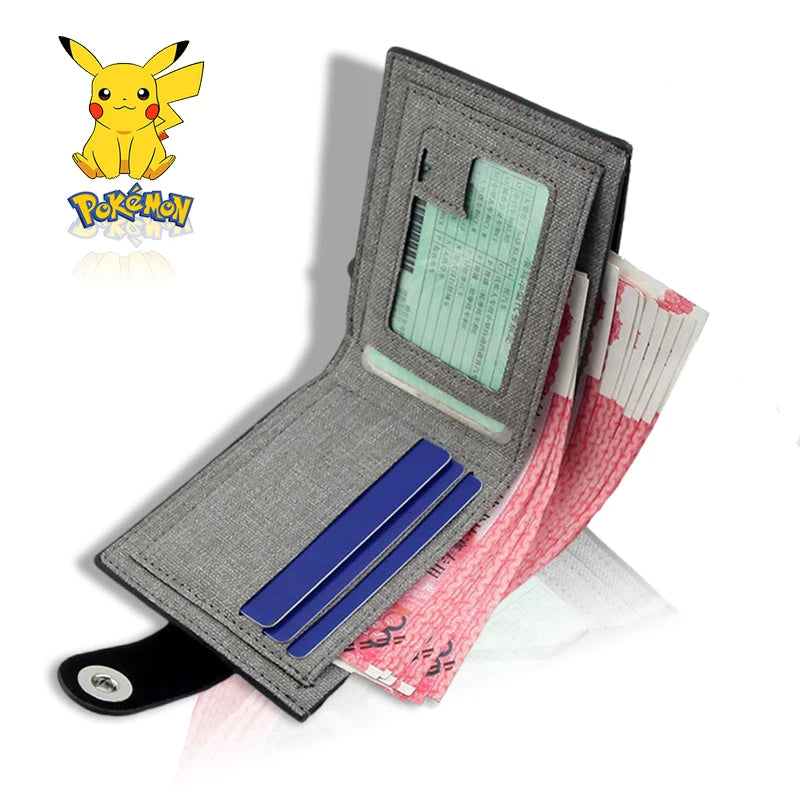Cartera de Lona -  Estampado de Pikachu