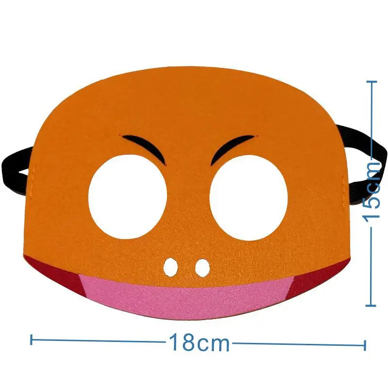 Conjunto de 12 Máscaras de Fieltro Pokémon