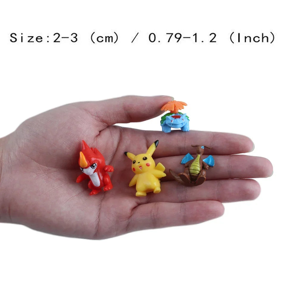 Conjunto de Figuras Pokémon - Colección de 24 Piezas