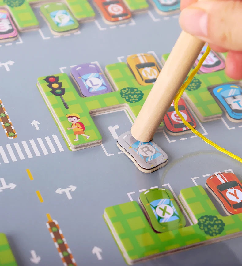 🌟 Tablero de Autos: Juego de Clasificación ABC 🌟