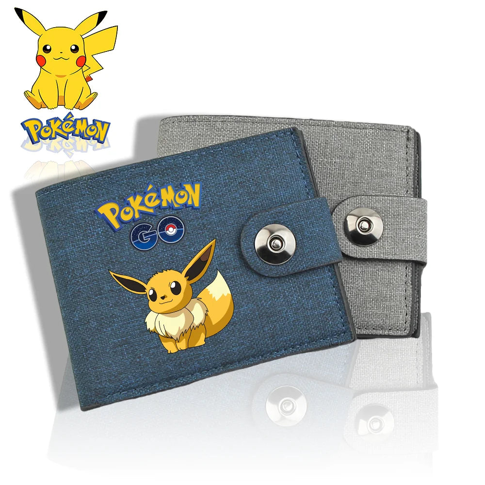 Cartera de Lona -  Estampado de Pikachu