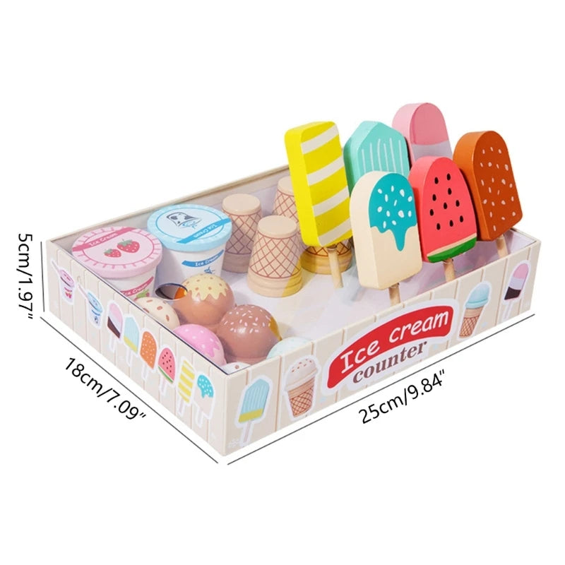 Juguetes de helados Cocina de Madera