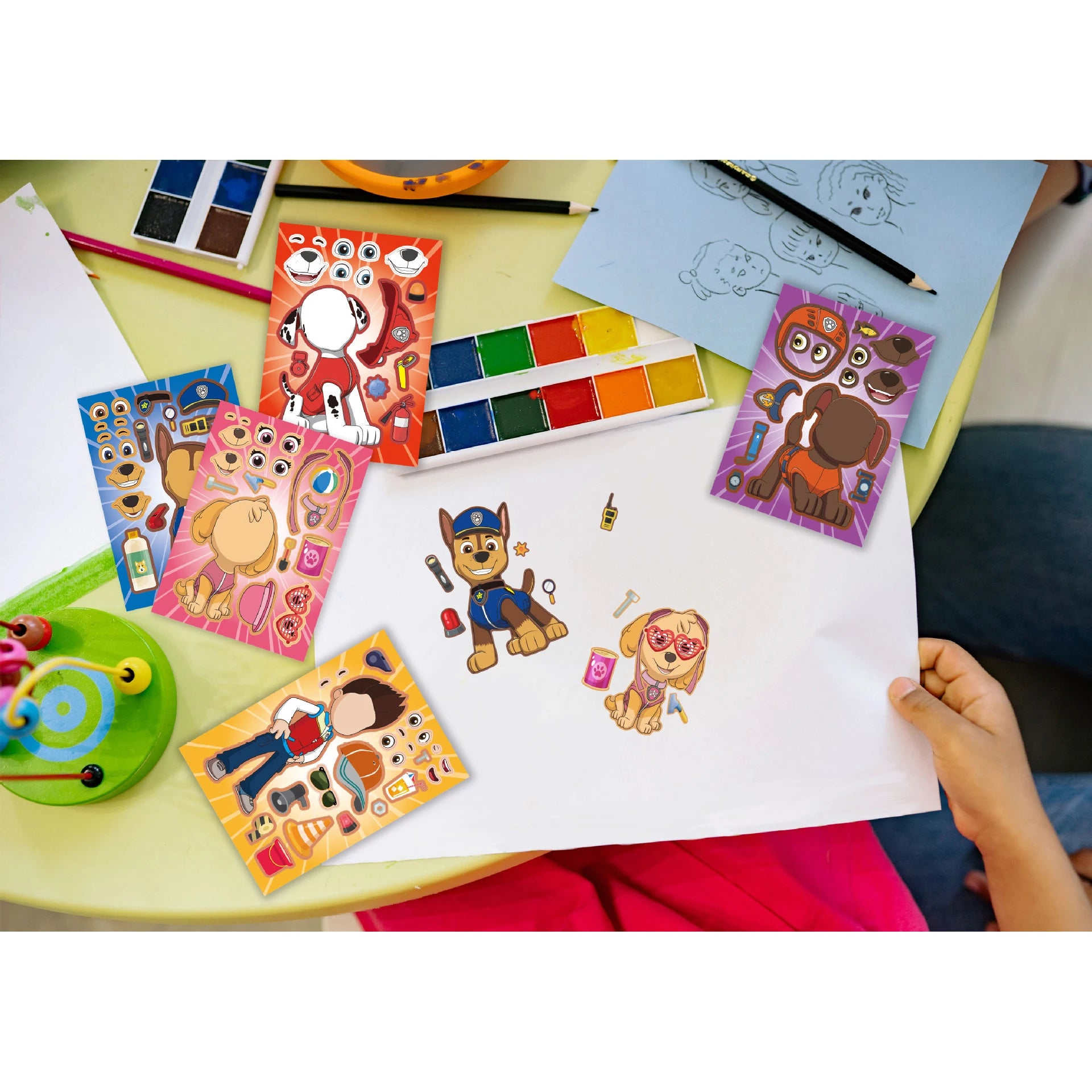 Stikers Rompecabezas Paw Patrol - ¡Diversión Creativa!