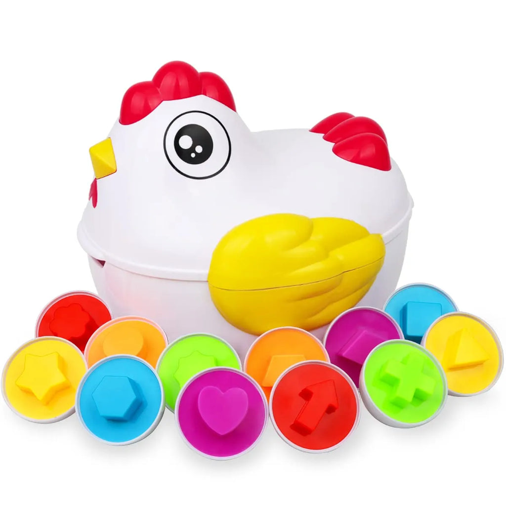 La Gallinita Encantada: Juguete Didáctico de Encaje