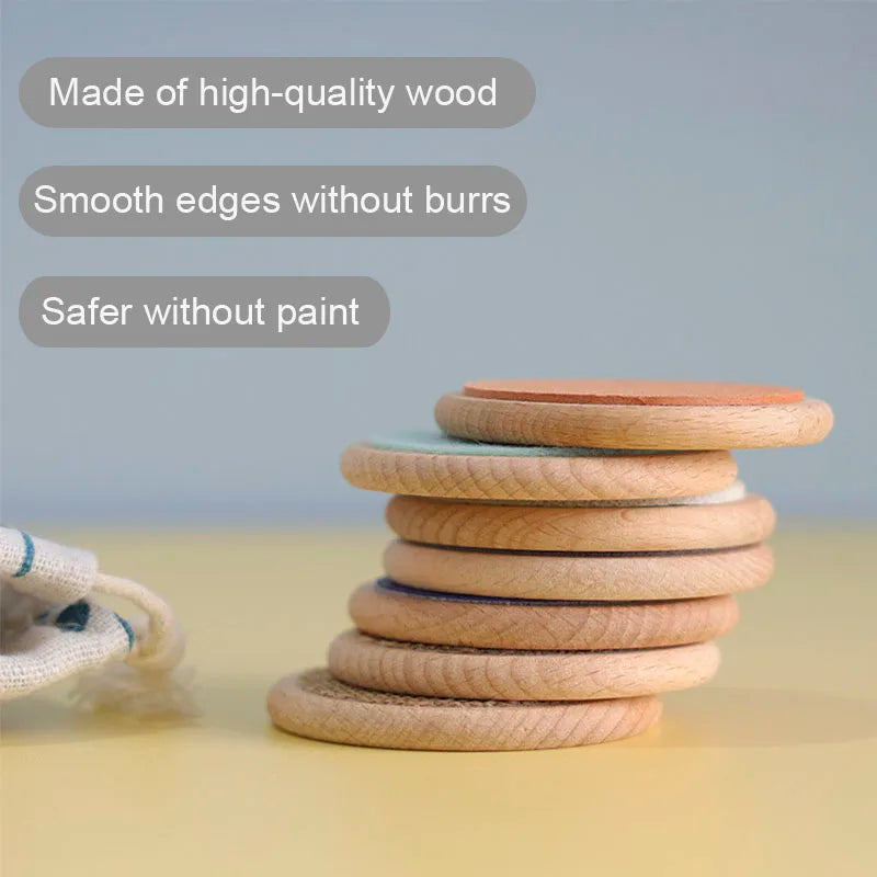 Juego de Tablero Sensorial Montessori para Niños