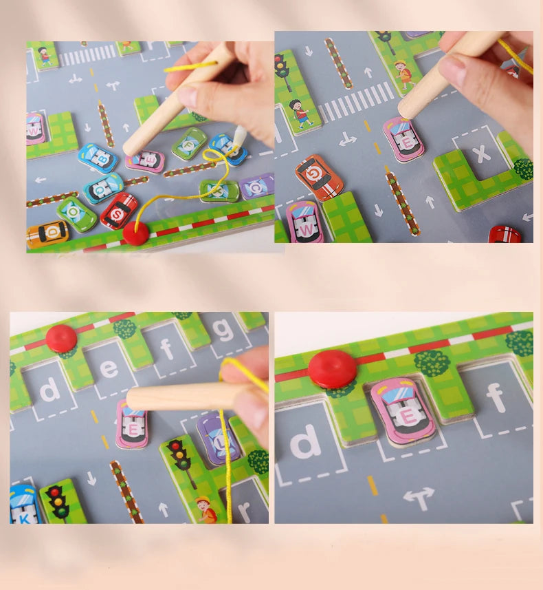 🌟 Tablero de Autos: Juego de Clasificación ABC 🌟