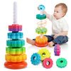 Gira y Apila: Torre de Arcoíris Montessori