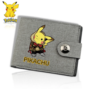 Cartera de Lona -  Estampado de Pikachu
