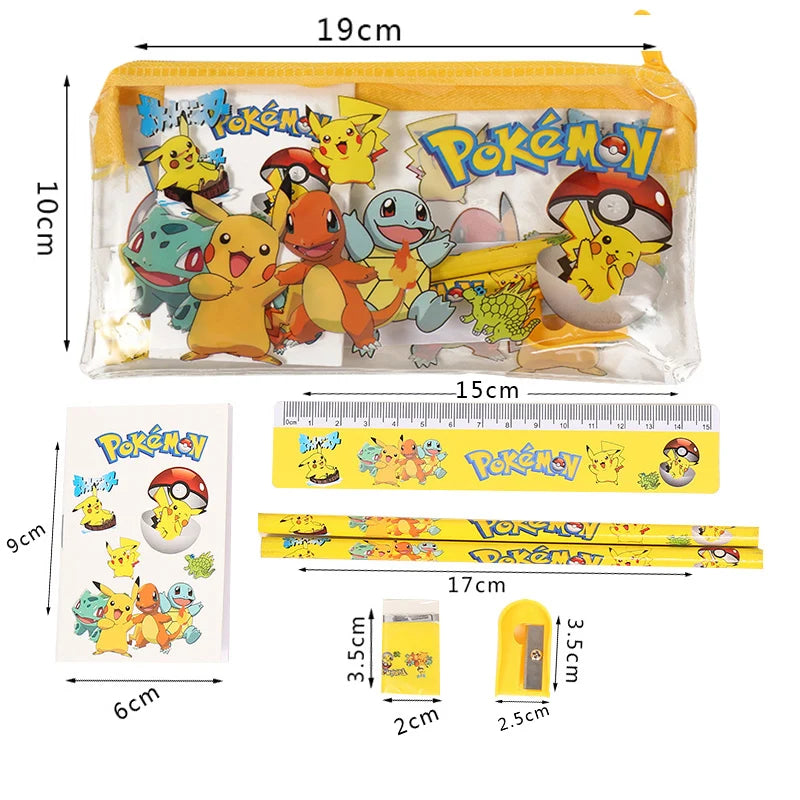 Estuche de Papelería Pikachu - Tu Compañero Escolar Perfecto