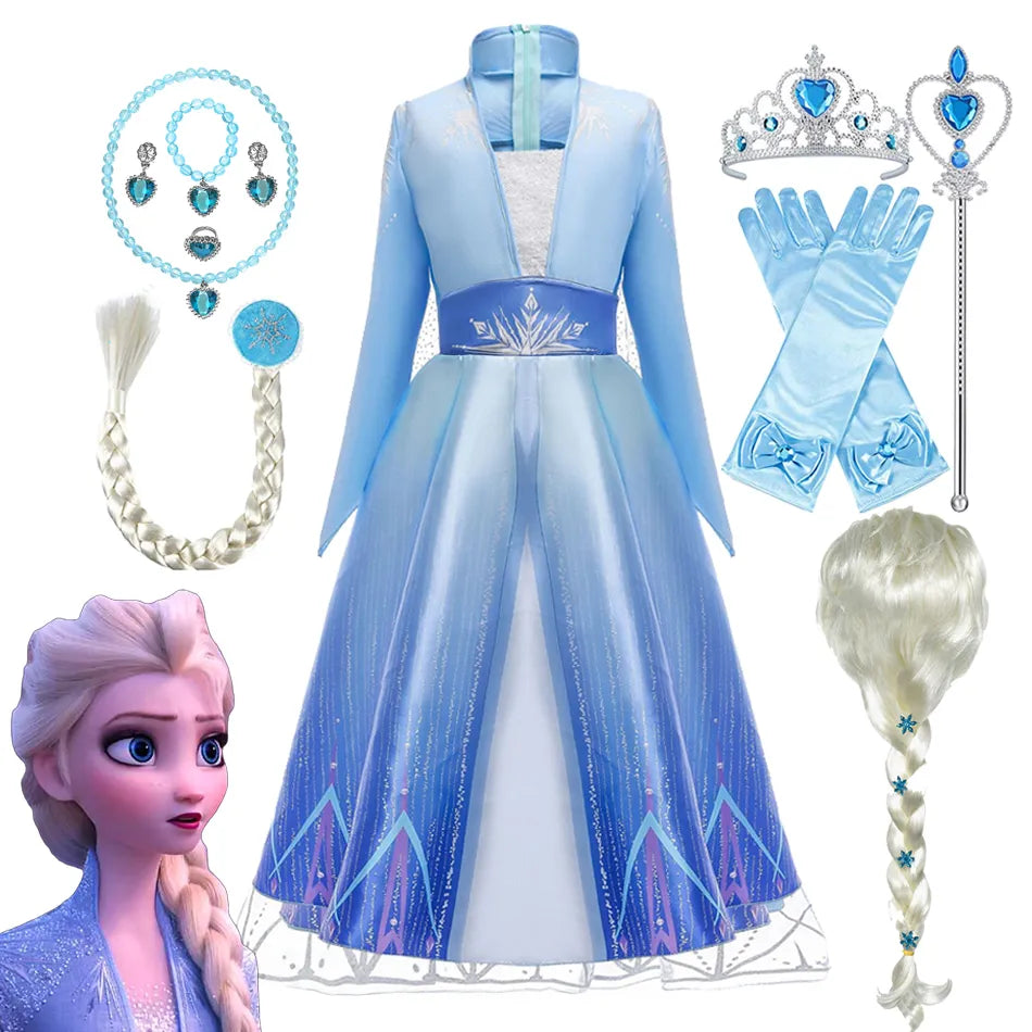 Vestido de Princesa Elsa 2 de Disney Frozen