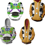 Polerón Estampado 3D Toy Story Buzz Lightyear y Woody