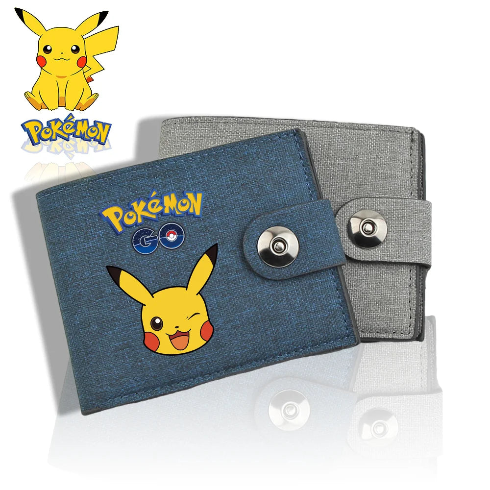 Cartera de Lona -  Estampado de Pikachu