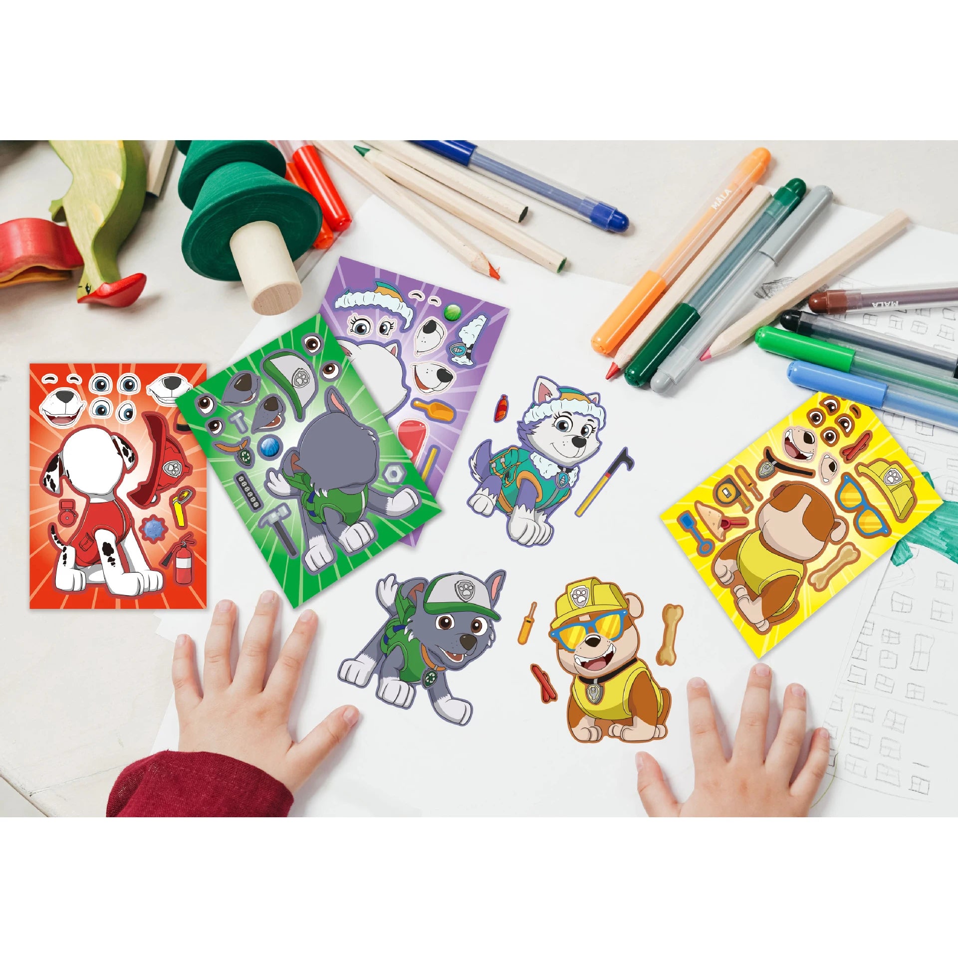 Stikers Rompecabezas Paw Patrol - ¡Diversión Creativa!
