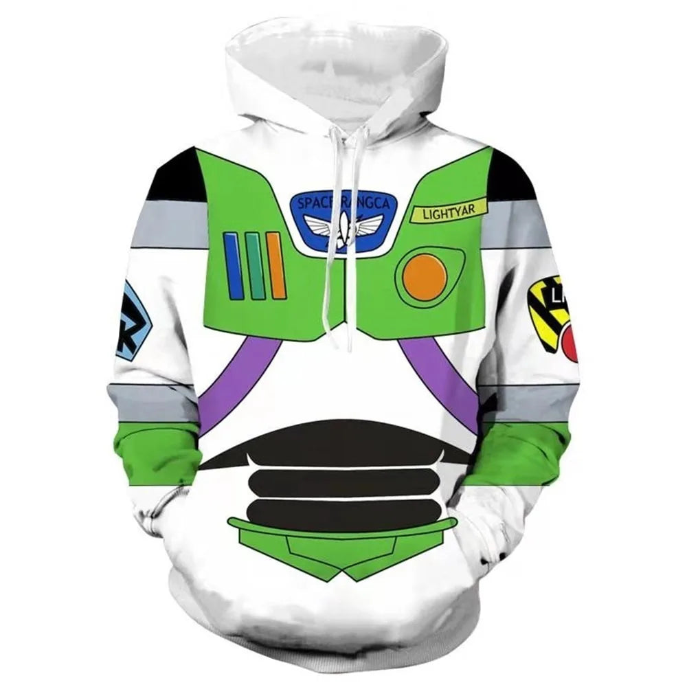 Polerón Estampado 3D Toy Story Buzz Lightyear y Woody