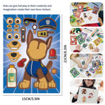 Stikers Rompecabezas Paw Patrol - ¡Diversión Creativa!