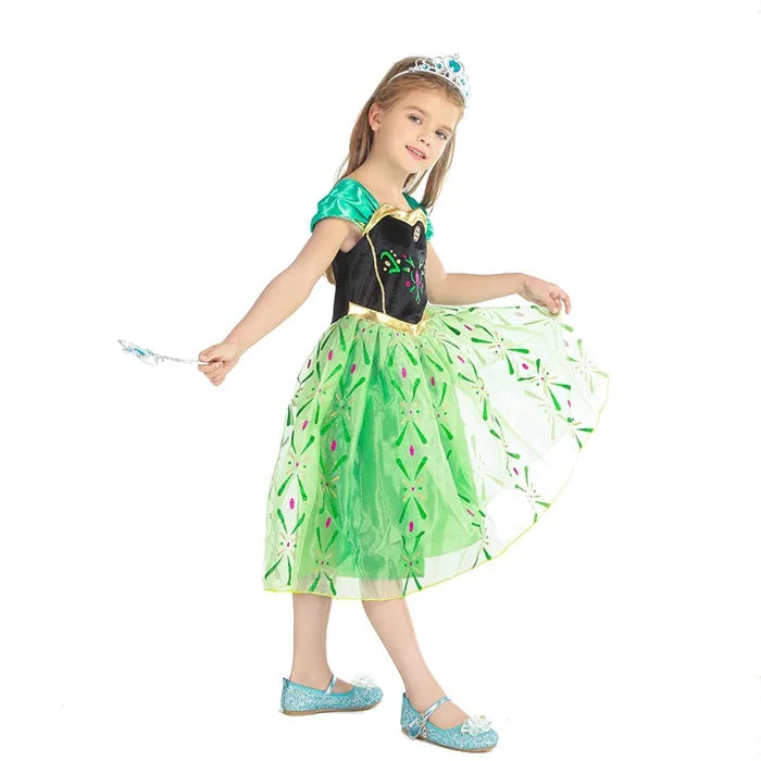 Vestido de Princesa Anna de Frozen