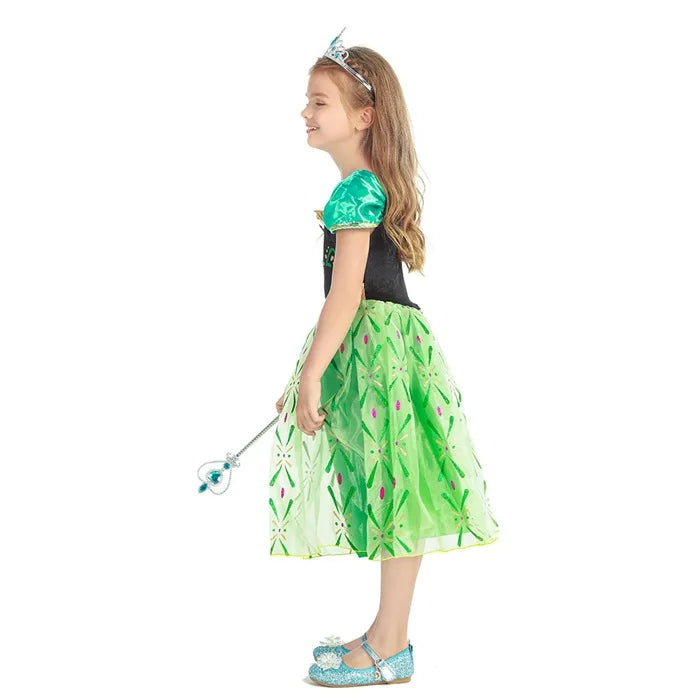 Vestido de Princesa Anna de Frozen