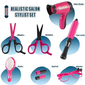 Set Salón de Belleza Mágico para Pequeñas Estilistas